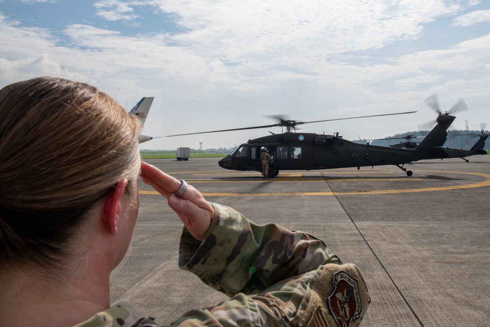 US Chairman of the Joint Chiefs of Staff visits the 21st SOS