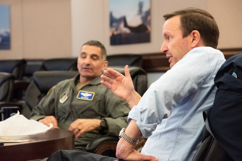 Senator Chris Murphy visits Alaskan NORAD Region