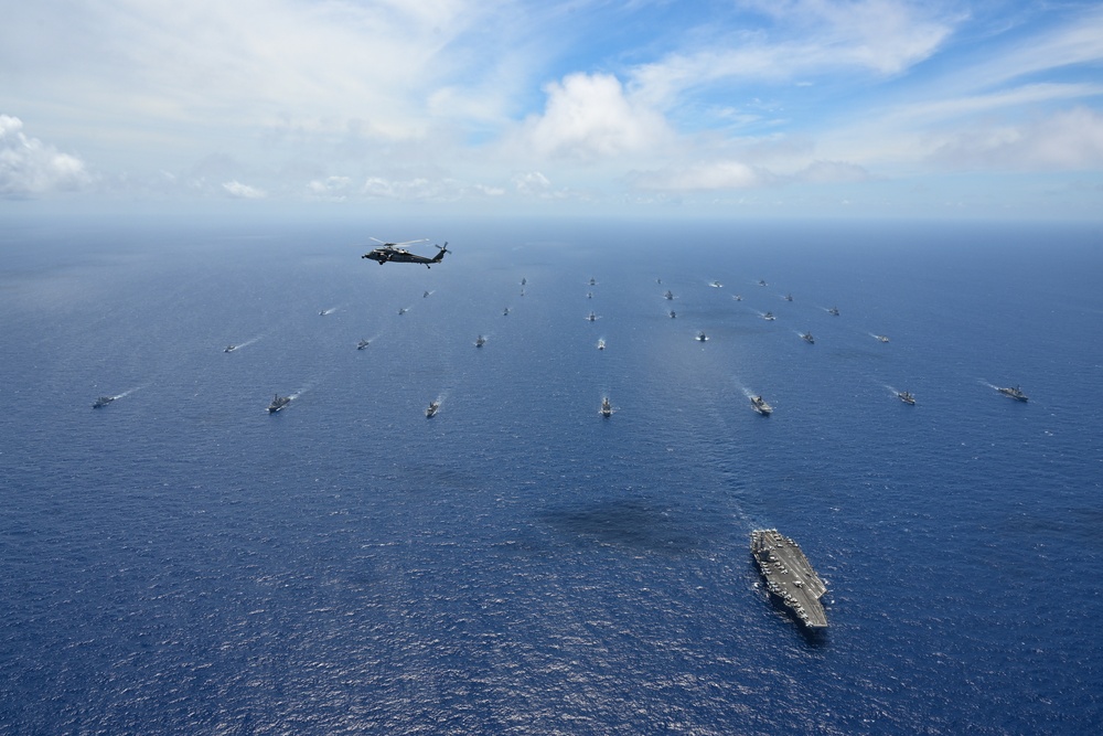 HSC 4 “Black Knights” fly during RIMPAC 2024