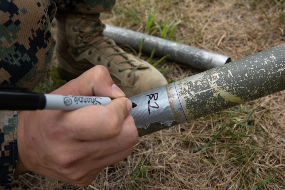 Innovation Readiness Training: Marines prepare communications gear and observe training sites