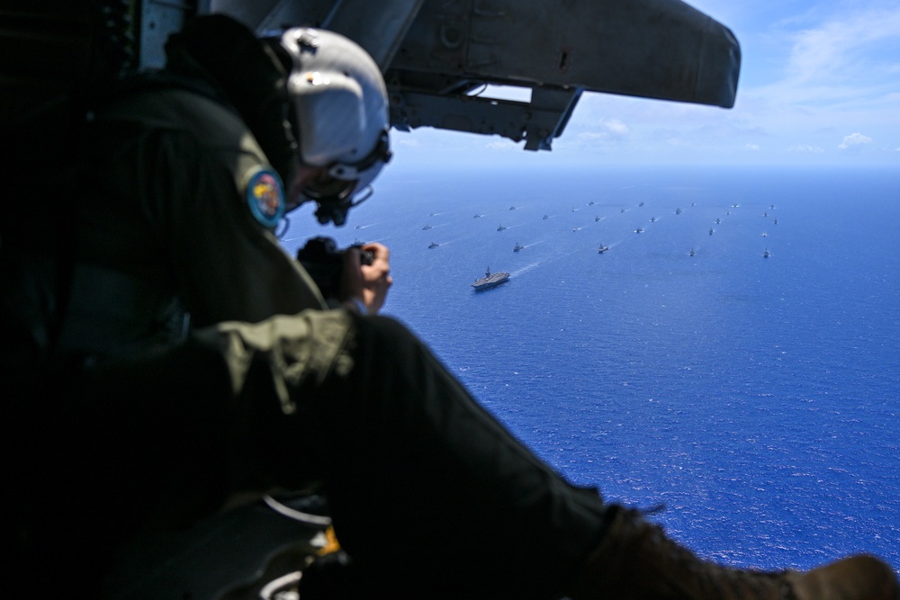 HSC 4 “Black Knights” fly during RIMPAC 2024