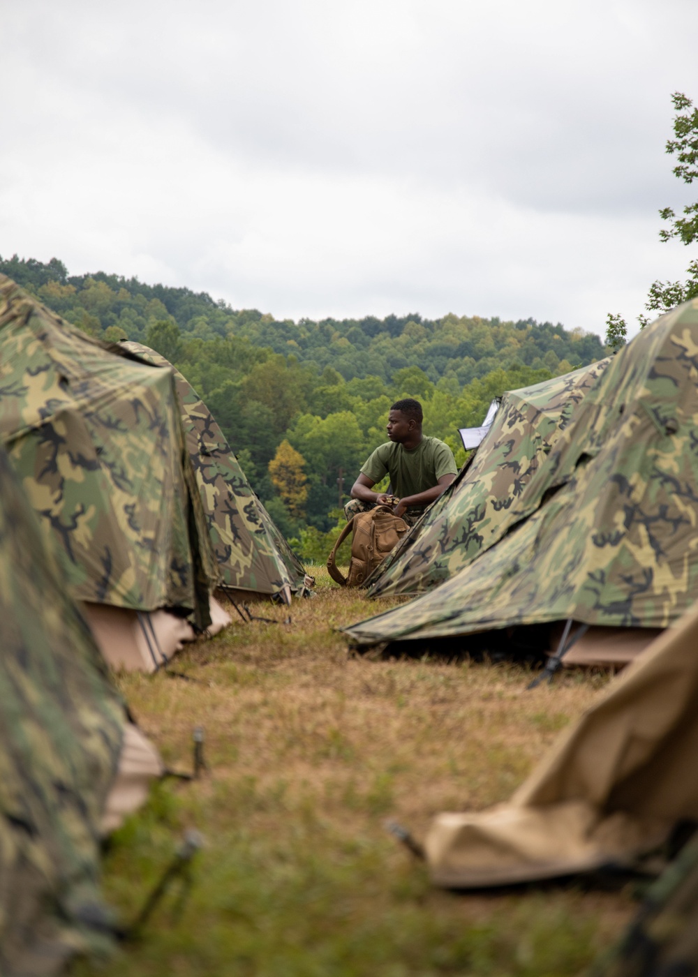 Innovation Readiness Training: Marines prepare communications gear and observe training sites