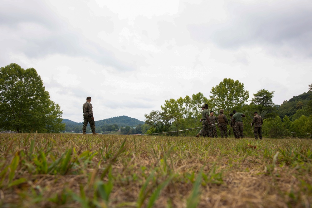 Innovation Readiness Training: Marines prepare communications gear and observe training sites