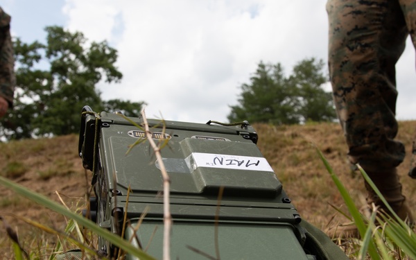 Innovation Readiness Training: Marines prepare communications gear and observe training sites