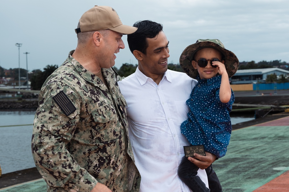 USNS Burlington departs Costa Rica after nine-day visit for Continuing Promise 2024