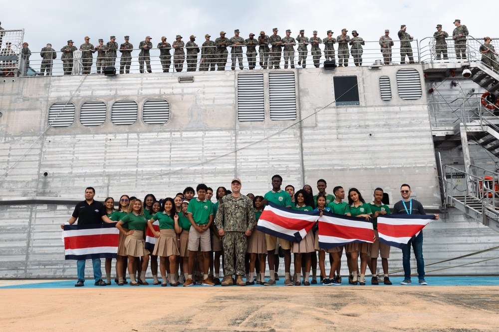 USNS Burlington departs Costa Rica after nine-day visit for Continuing Promise 2024