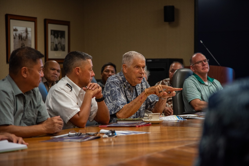 Missile Defense Agency, Military Leaders Brief Government and Community Leaders in Advance of Guam Flight Test