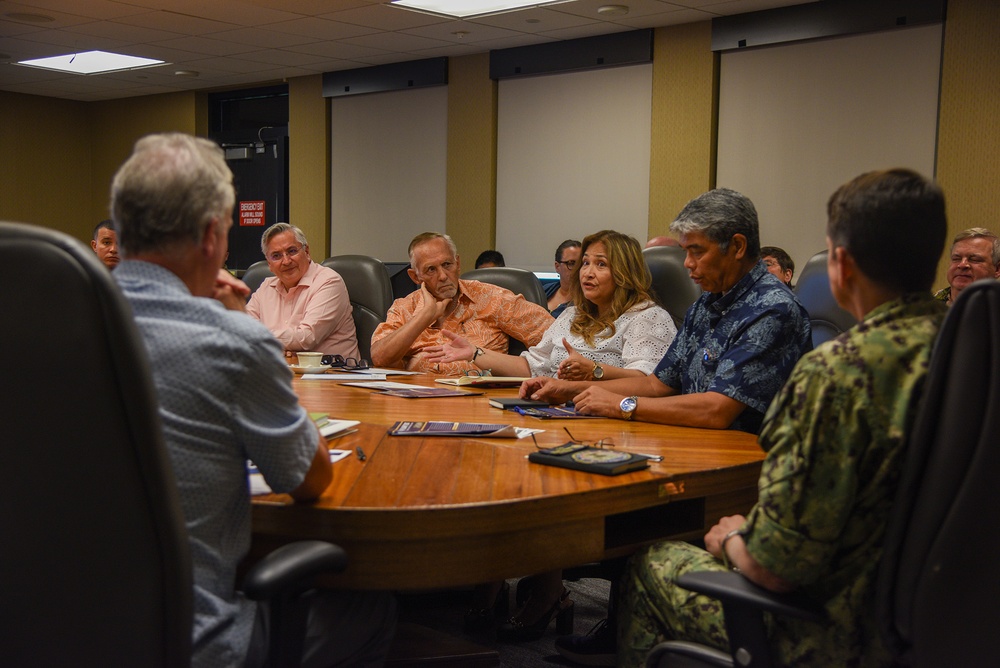 Missile Defense Agency, Military Leaders Brief Government and Community Leaders in Advance of Guam Flight Test