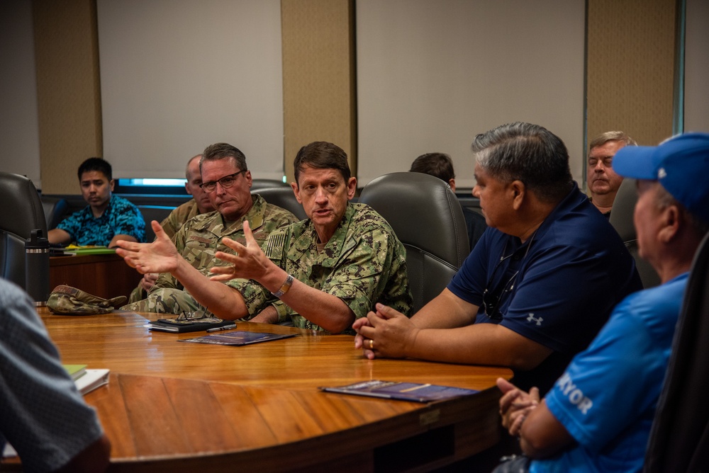 Missile Defense Agency, Military Leaders Brief Government and Community Leaders in Advance of Guam Flight Test