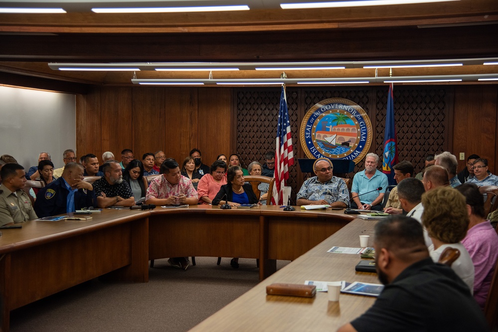 Missile Defense Agency, Military Leaders Brief Government and Community Leaders in Advance of Guam Flight Test