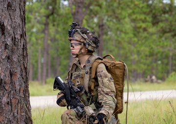 The Soldiers of Task Force Guardian load up to take objective 'SALT' while at JRTC 24-09