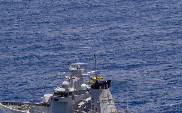 KDB Darulaman Sails During RIMPAC 2024