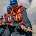 HMNZS Aotearoa Refuels USS William P. Lawrence at sea