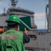 HMNZS Aotearoa Refuels USS William P. Lawrence at sea