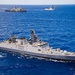 INS Shivalik sails in formation during RIMPAC 2024