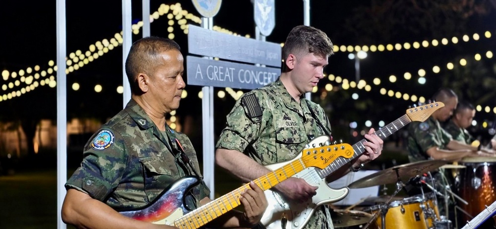 U.S. 7th Fleet Broadside Brass Band Performs at CARAT Thailand 2024