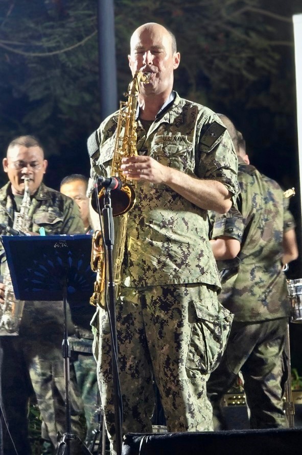 U.S. 7th Fleet Broadside Brass Band Performs at CARAT Thailand 2024