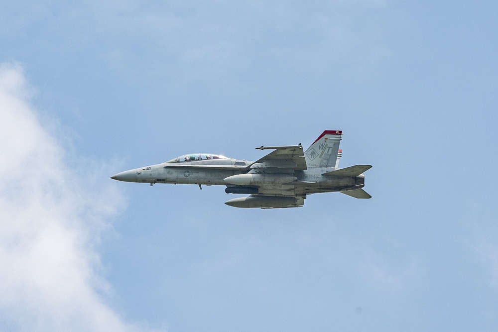 One last Flight | Marine Corps Major Kyle Johnson a pilot with VMFA (AW)-224 flys his final F/A-18 flight at Suwon AB South Korea