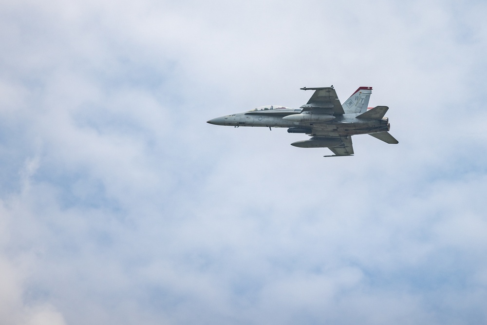 One last Flight | Marine Corps Major Kyle Johnson a pilot with VMFA (AW)-224 flys his final F/A-18 flight at Suwon AB South Korea