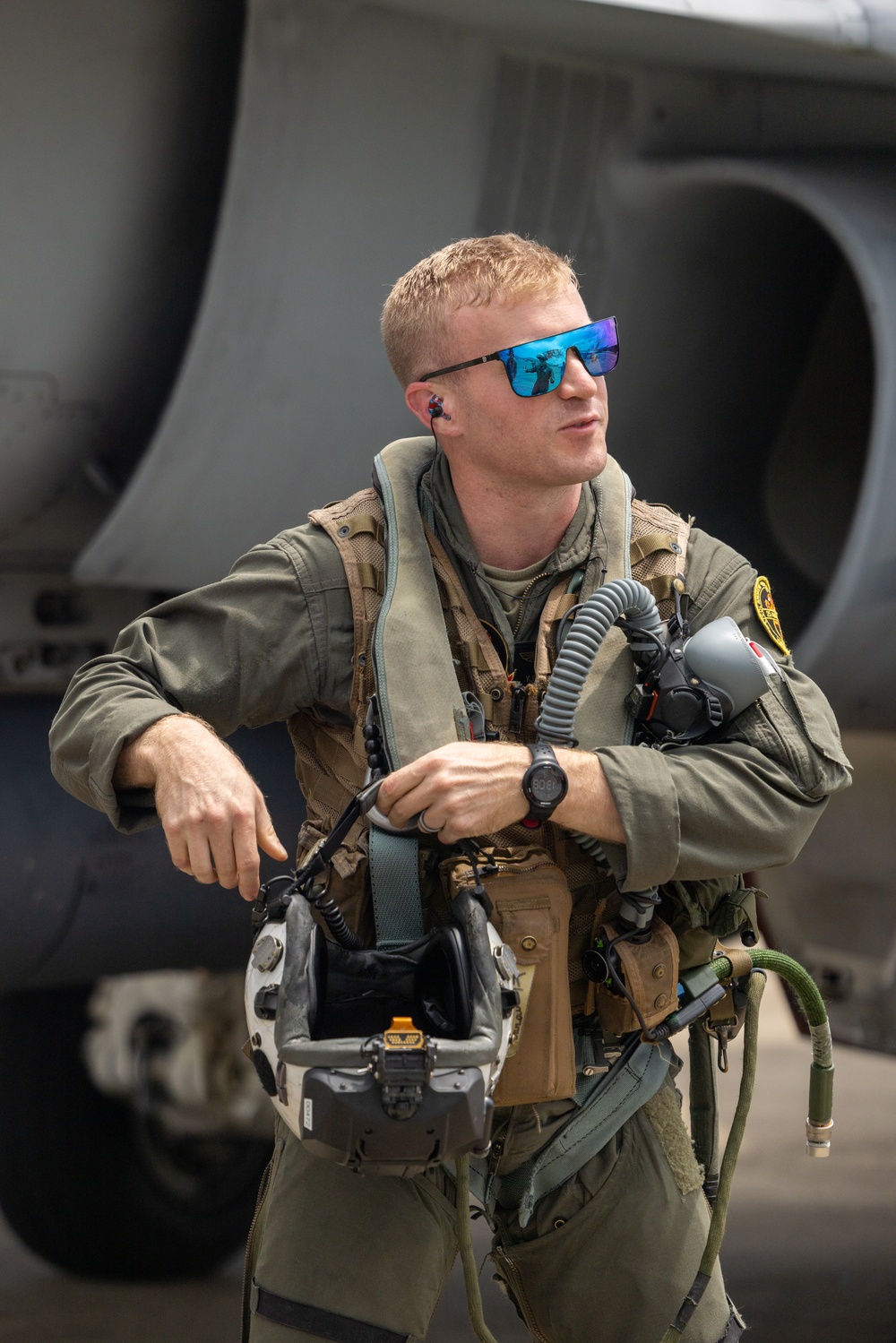 One last Flight | Marine Corps Major Kyle Johnson a pilot with VMFA (AW)-224 flys his final F/A-18 flight at Suwon AB South Korea