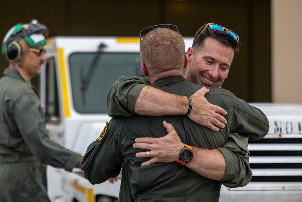 One last Flight | Marine Corps Major Kyle Johnson a pilot with VMFA (AW)-224 flys his final F/A-18 flight at Suwon AB South Korea