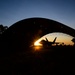 Sunsets on USAF F-22A Raptor during Exercise Pitch Black 2024