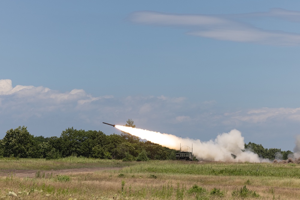 Orient Shield 24 | 3/12 Marines Execute Joint HIMARS Live-Fire Alongside 1st Multi-Domain Task Force