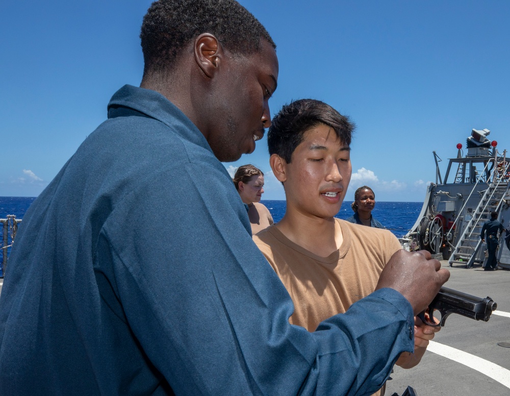 O’Kane Sailors conduct small arms training