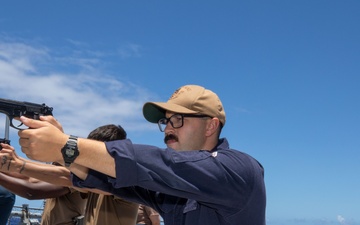 O’Kane Sailors conduct small arms training