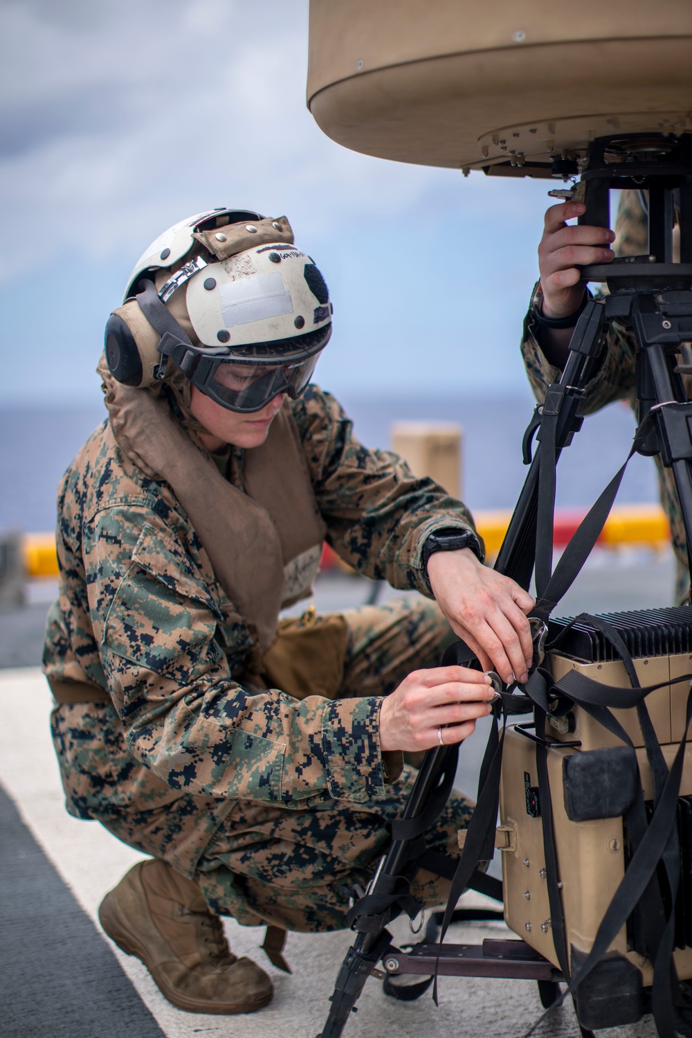 VMM-165 (Rein.) Tests TACAN Aboard USS Boxer