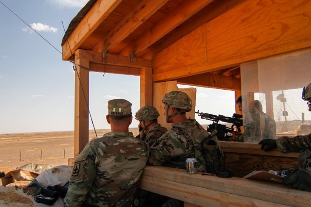 Task Force Sentinel conducts mortar live fire