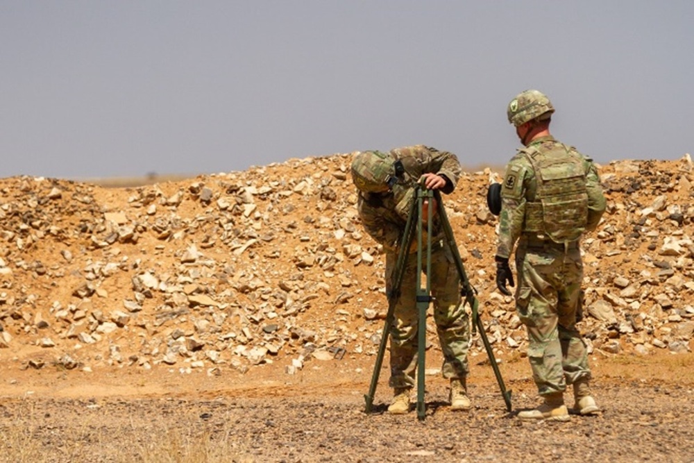 Task Force Sentinel conducts mortar live fire