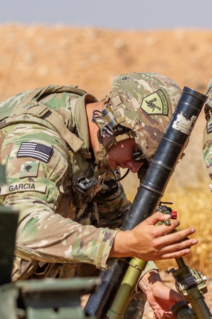 Task Force Sentinel conducts mortar live fire