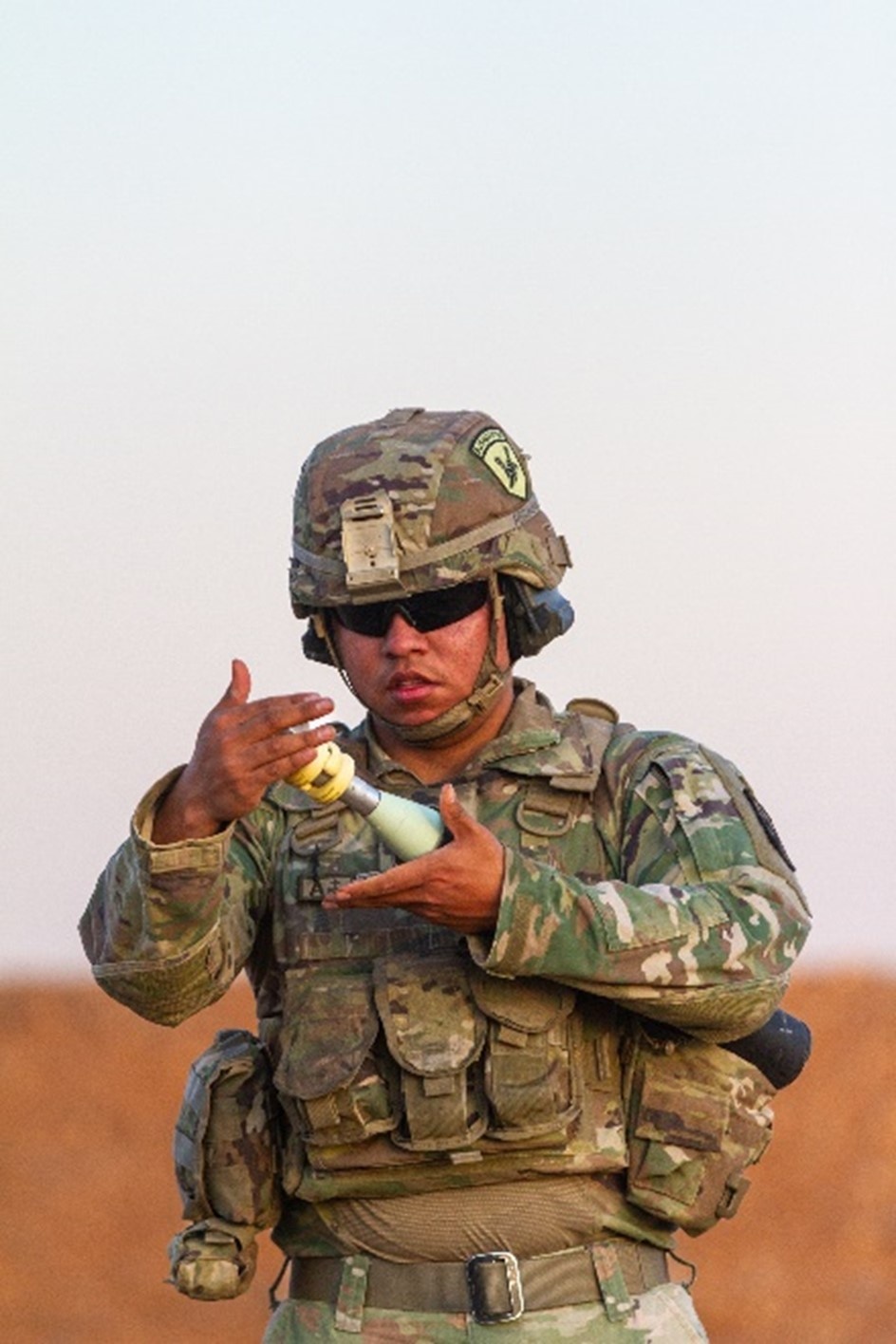 Task Force Sentinel conducts mortar live fire