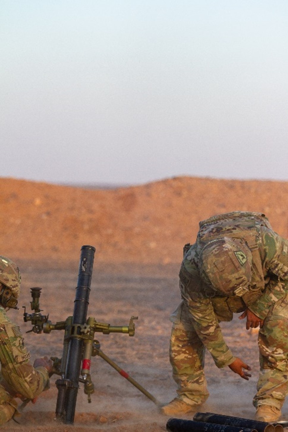 Task Force Sentinel conducts mortar live fire