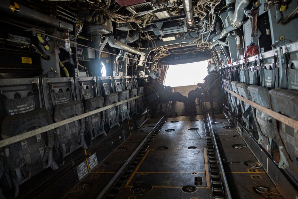 MRF-D 24.3: VMM-268 (Rein.) Marines drop supplies from MV-22B Osprey during Exercise Predator’s Run 24