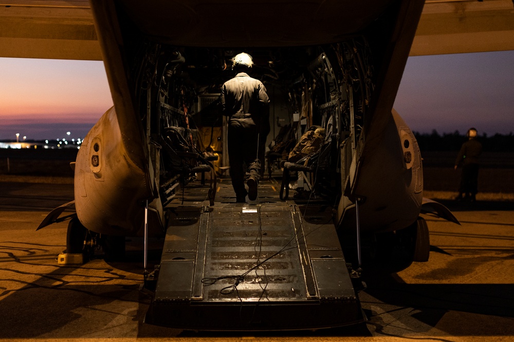 MRF-D 24.3 Marines conduct night air assault with MV-22B Ospreys during Exercise Predator’s Run 24