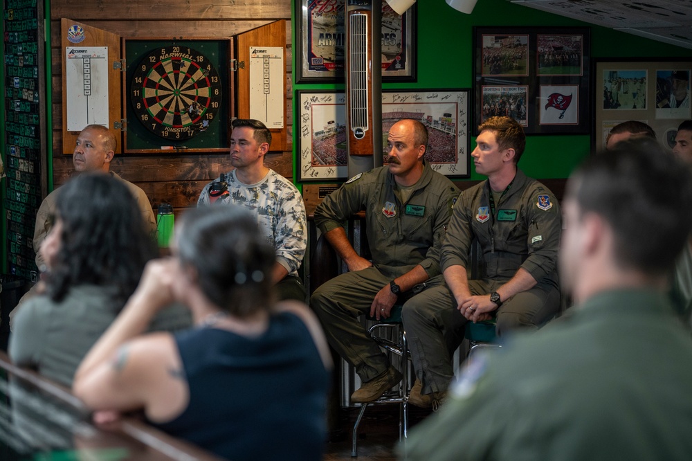 Real-Life 'Perfect Storm' Hero visits Rescue Airmen