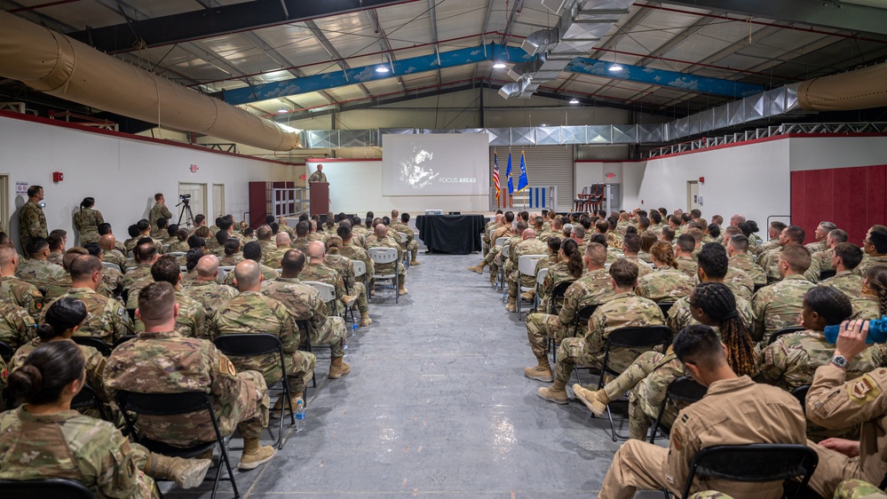 CMSAF visits deployed Airmen at CENTCOM bases