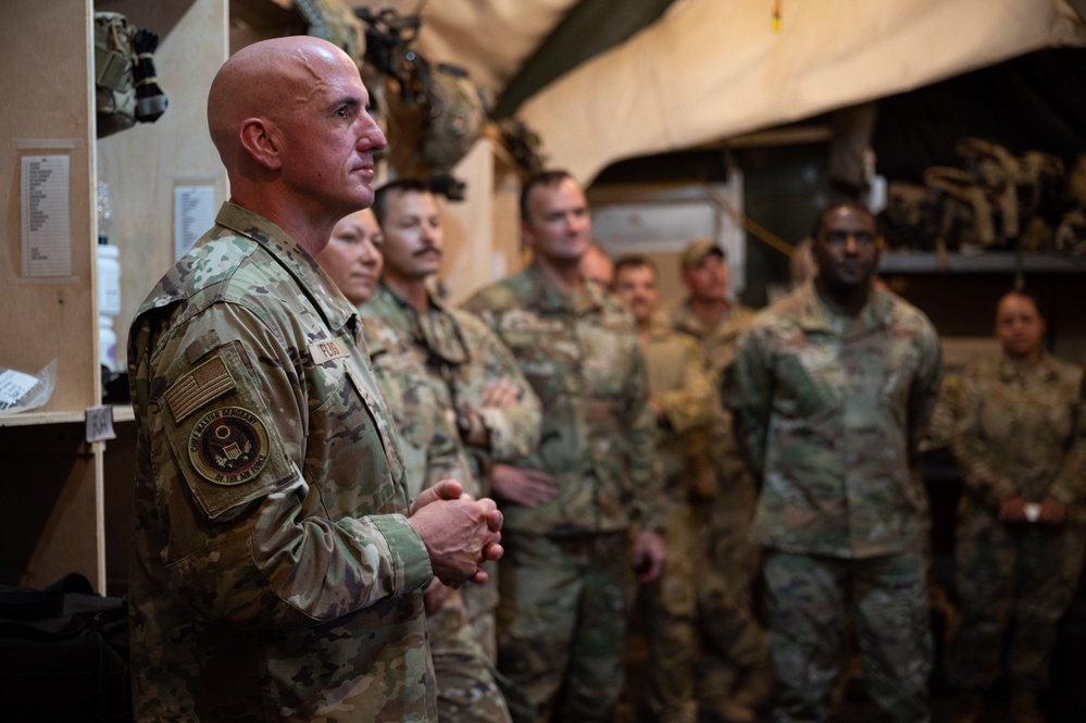 CMSAF visits deployed Airmen at CENTCOM bases