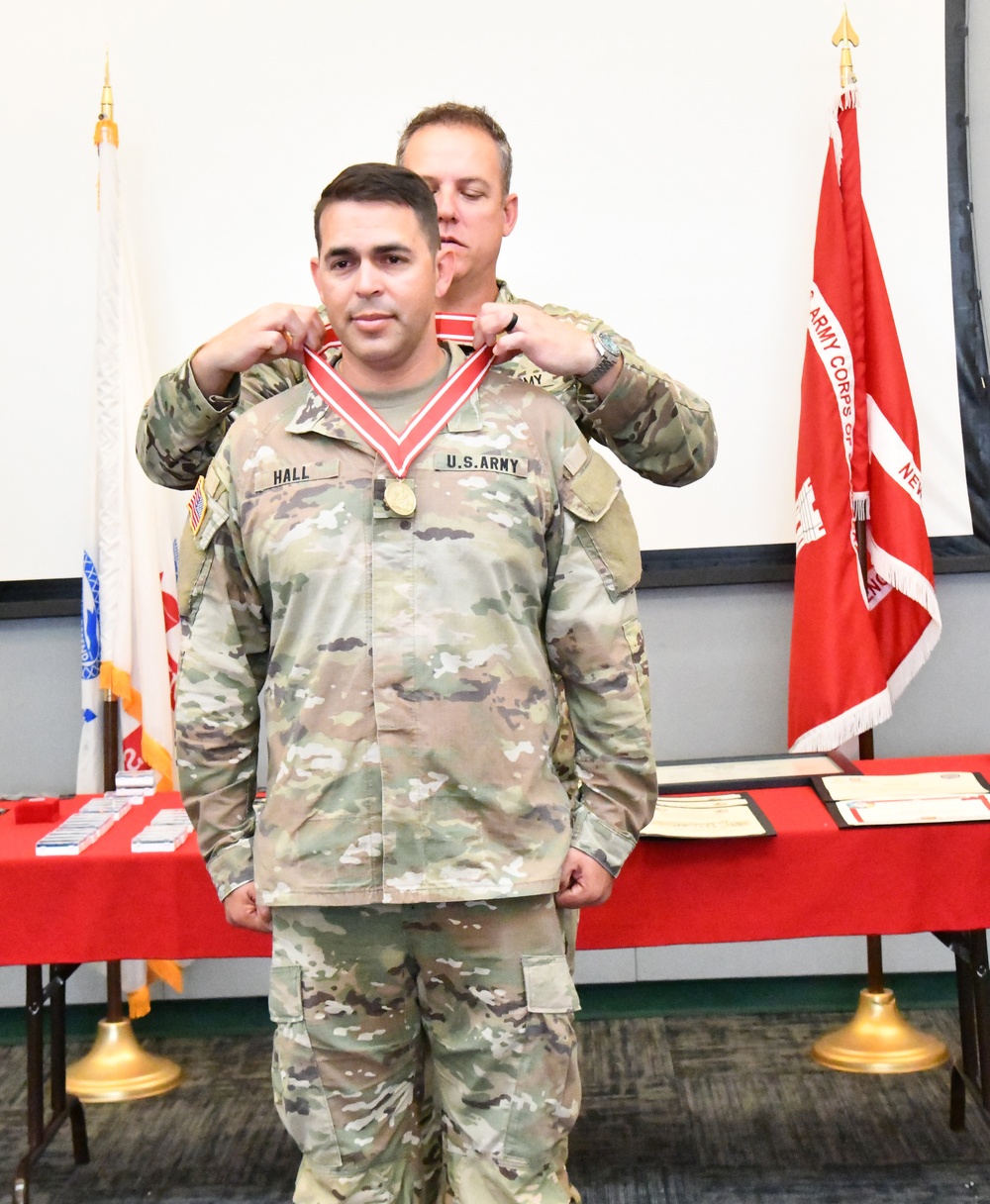 New England District officer awarded the Bronze Order of the de Fleury Medal