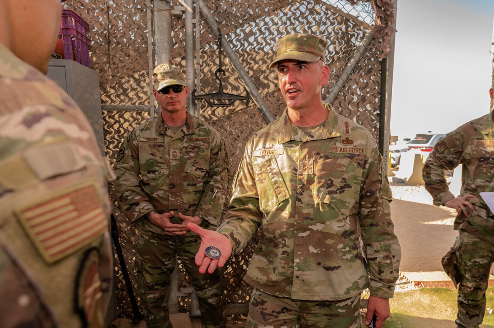 CMSAF makes first visit to deployed Airmen of the 378th AEW