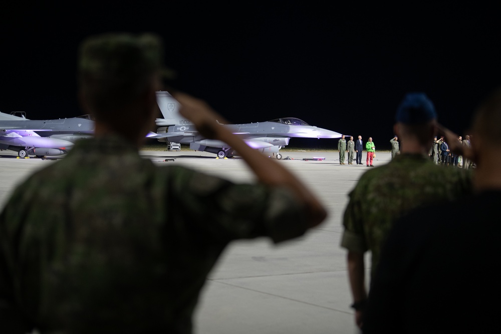 122nd Fighter Wing pilot delivers Slovakia's first F-16s