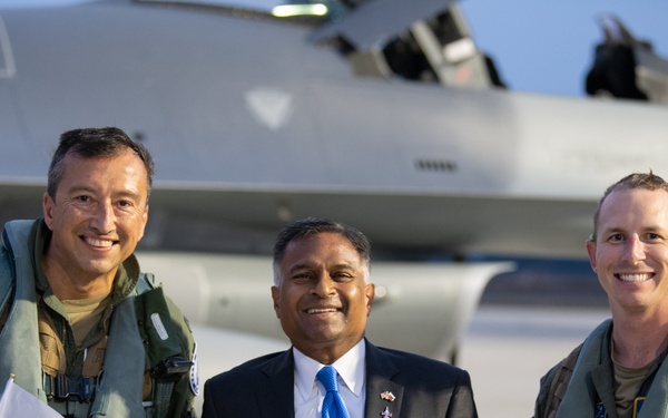 122nd Fighter Wing pilot delivers Slovakia's first F-16s