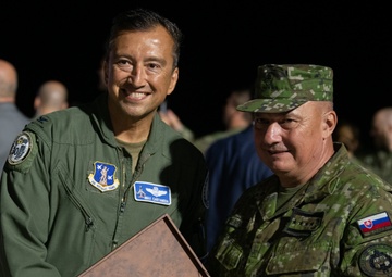 122nd Fighter Wing pilot delivers first F-16s to Slovakia