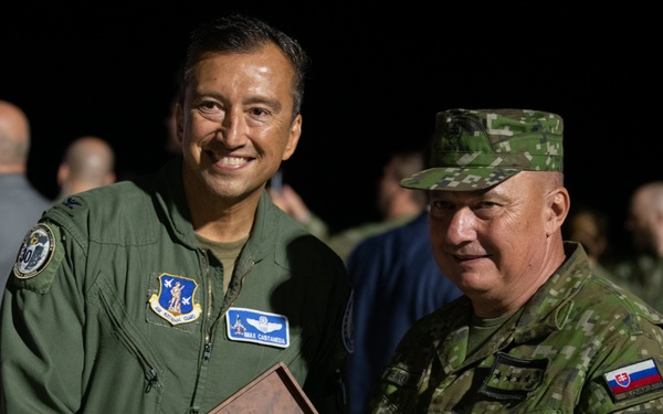 122nd Fighter Wing pilot delivers first F-16s to Slovakia