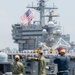 George Washington, Ronald Reagan conduct Hull Swap