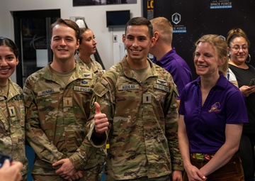 It Takes a Village: Space Force Guardian astronaut meets with launch-supporting service members