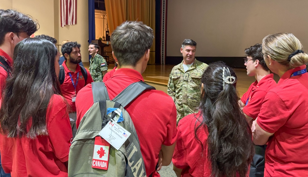 Civil Air Patrol International Air Cadet Exchange program tour MacDill Air Force Base