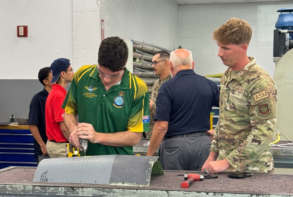 Civil Air Patrol International Air Cadet Exchange program tour MacDill Air Force Base